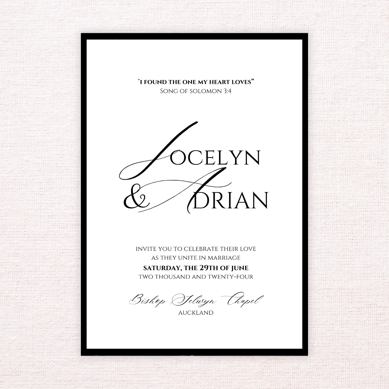 Wedding Invitation Examples Nz We Do