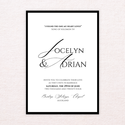 Luxe Wedding Invitation Template