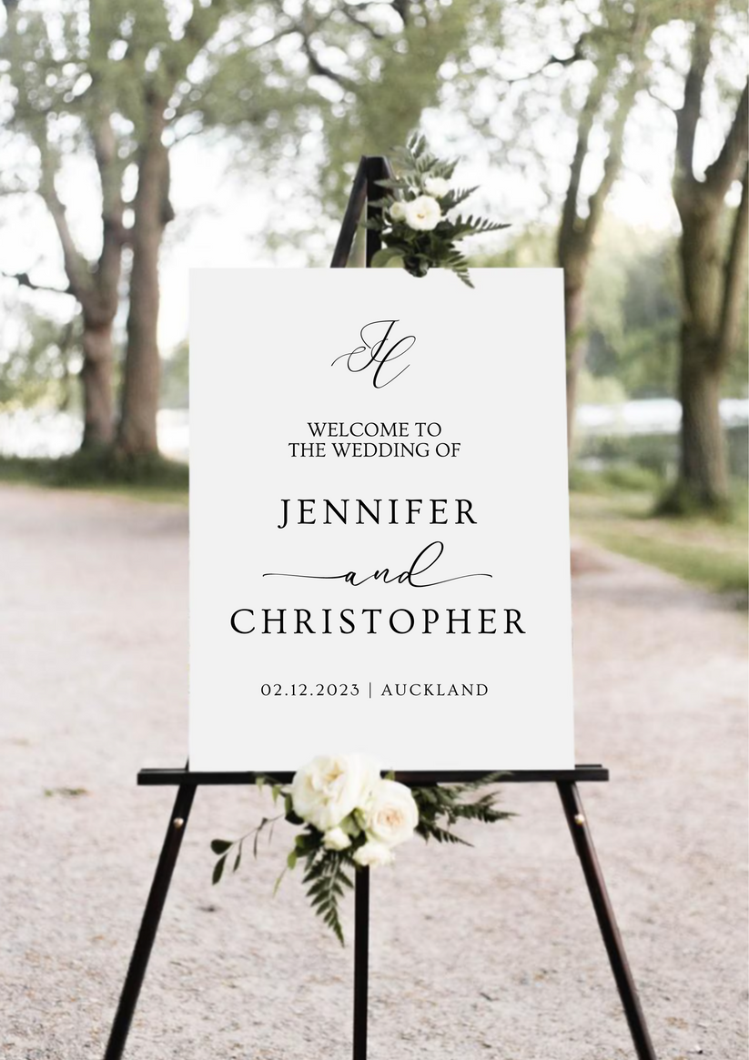 Welcome Sign – Bella Invites