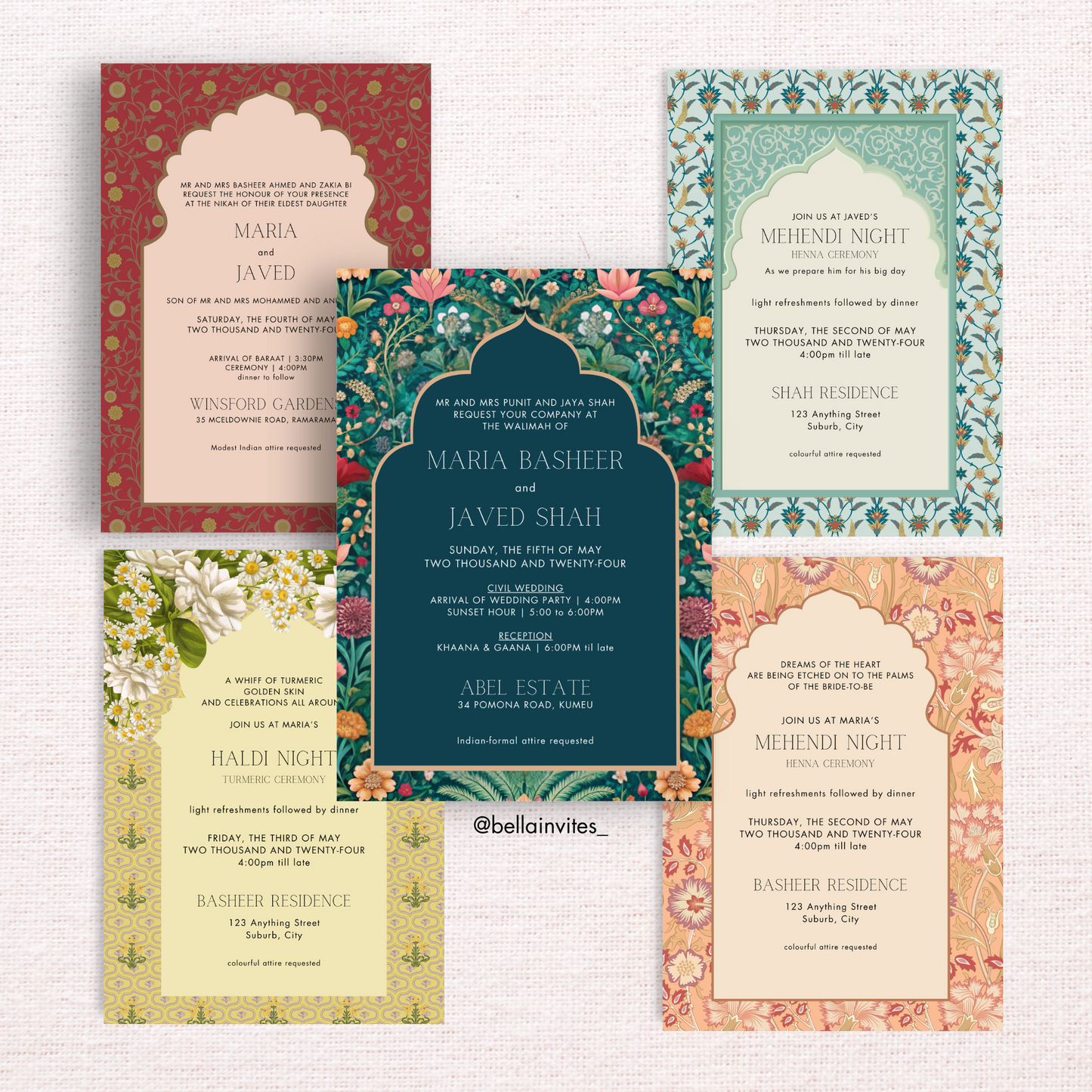 Shivana - Wedding Invitations