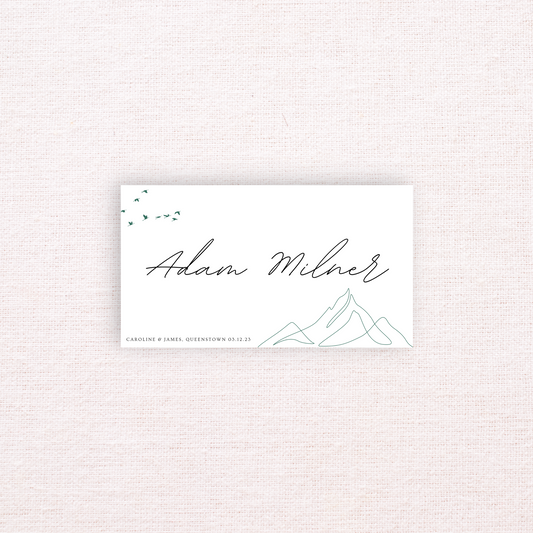 Queenstown Place Cards