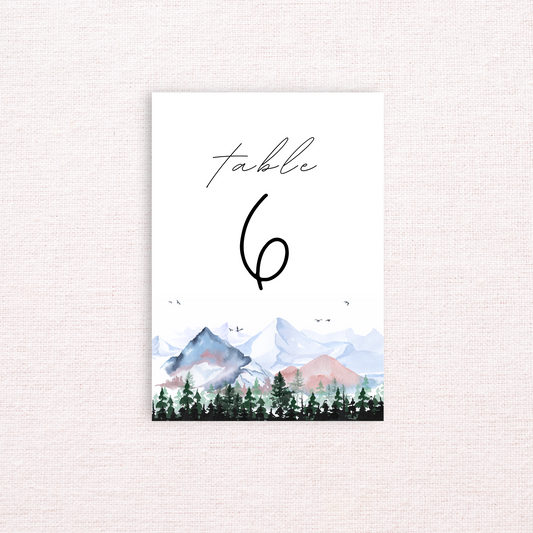 Queenstown Table Numbers